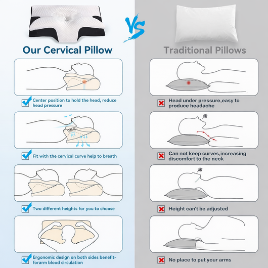 WellHaven™ Orthopaedic Memory Foam Pillow
